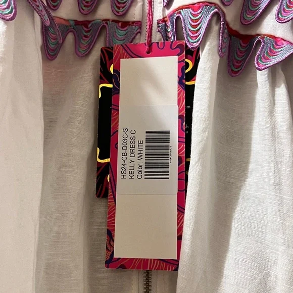 Tuckernuck Dress CeliaB Kelly Linen Blend Midi Sz S - Picture 11 of 15